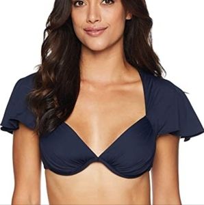 MICHAEL KORS DEEP PINK UNDERWIRE BIKINI TOP DEEP PINK SIZE XS